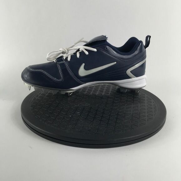 Nike Unify Metal Baseball Cleats Blue/White 415179-411 Women’s Size 10.5 - Picture 9 of 11